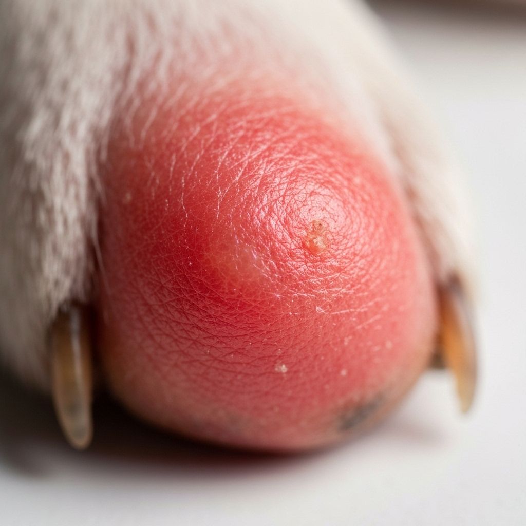 Pet com pele irritada